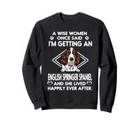 I'm Getting an English Springer Spaniel Funny Dog Mom Puppy Sweatshirt