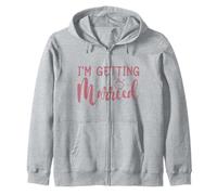 I'm Getting Married, Enterrement de Vie de Jeune Fille, Mariage, Assorti Sweat à Capuche