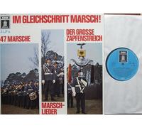 IM GLEICHSCHRITT MARSCH! 3LP`s 47 MÄRSCHE MARSCHLIEDER DER GROSSE ZAPFENSTREICH / Bildboxhülle EMI Odeon # 1016/17/18 / Stabsmusikkorps der Bundeswehr, Ltg. Major Scholz / Musikkorps der Kölner Schutzpolizei, Ltg. Obermusikmeister Beger-Musikmeister Gert Engelhardt und Pol.-Hauptmeister Sterck