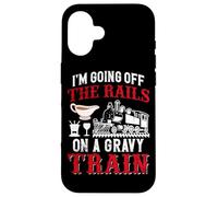 I'm Going Off The Rails on A Saucière Train Coque pour iPhone 16