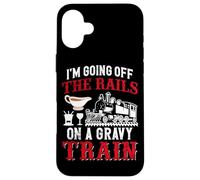 I'm Going Off The Rails on A Saucière Train Coque pour iPhone 16 Plus