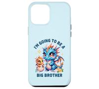Im Going to Be A Big Brother Mignon Dragon Frère et sœur révélation de bébé Coque pour iPhone 12 Pro Max