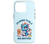 Im Going to Be A Big Brother Mignon Dragon Frère et sœur révélation de bébé Coque pour iPhone 16 Pro