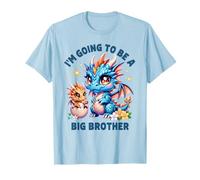 Im Going to Be A Big Brother Mignon Dragon Frère et sœur révélation de bébé T-Shirt