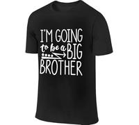 I'm Going to Be A Big Brother White en's Short Sleeve T-Shirt Athletic Casual Tee Shirts for Men Stylish T Shirt Manches Courtes(X-Large)