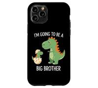 I'm Going To Be A Big/Older Brother Dinosaur Dino Coque pour iPhone 11 Pro