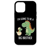 I'm Going To Be A Big/Older Brother Dinosaur Dino Coque pour iPhone 12 mini