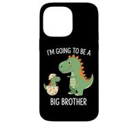I'm Going To Be A Big/Older Brother Dinosaur Dino Coque pour iPhone 14 Pro Max