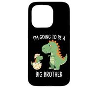 I'm Going To Be A Big/Older Brother Dinosaur Dino Coque pour iPhone 15 Pro