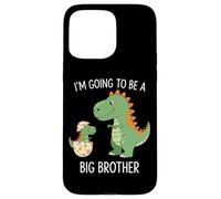 I'm Going To Be A Big/Older Brother Dinosaur Dino Coque pour iPhone 15 Pro Max