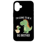 I'm Going To Be A Big/Older Brother Dinosaur Dino Coque pour iPhone 16 Plus