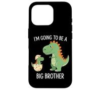 I'm Going To Be A Big/Older Brother Dinosaur Dino Coque pour iPhone 16 Pro