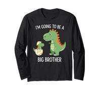 I'm Going To Be A Big/Older Brother Dinosaur Dino Manche Longue