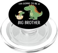 I'm Going To Be A Big/Older Brother Dinosaur Dino PopSockets PopGrip pour MagSafe