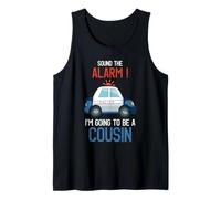 « I'm Going To Be A Cousin Police Car Baby Reveal Party » Débardeur