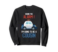 « I'm Going To Be A Cousin Police Car Baby Reveal Party » Sweatshirt