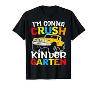 I'm Going to Crush Kindergarten Truck Back to School T-Shirt