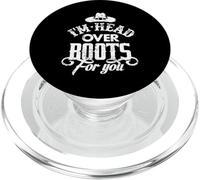 I'm Head Over Boots for You Country Music Southern PopSockets PopGrip pour MagSafe