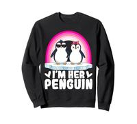 I'm Her Penguin Matching Couple Valentine Love Hearts Sweatshirt