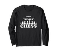 I'm Here Because I Was Told There Would Be Jeu d'échecs Manche Longue