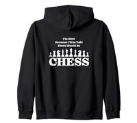 I'm Here Because I Was Told There Would Be Jeu d'échecs Sweat à Capuche