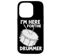 I'm Here for The Drummer Percussion Player Coque pour iPhone 14 Pro