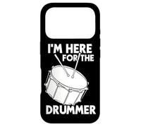 I'm Here for The Drummer Percussion Player Coque pour iPhone 17 Pro