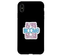 I'm Here for The Income Not The Outcome Job Worker Gear Coque pour iPhone XS Max