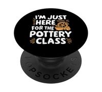 Im Here for The Pottery Class Poterie à Lancer au Four à Argile PopSockets PopGrip Adhésif