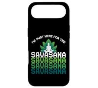 I'm Here for The Savasana, Funny Yoga Quotes Graphic Cool Coque pour iPhone Air