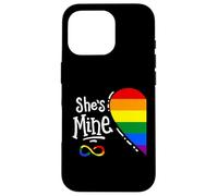 I'm Her's She's Mine LGBTQ Couples Lesbian Pride Coque pour iPhone 16 Pro