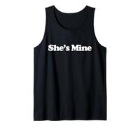 I'm Hers She's Mine Y2k Trendy LGBT Lesbian Couples Matching Débardeur