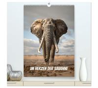 Im Herzen der Savanne (hochwertiger Premium Wandkalender 2026 DIN A2 hoch), Kunstdruck in Hochglanz: Eine tierische Reise durch die Wildnis Afrikas