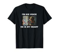 I'm His Voice He is My Heart Autism T-Shirt