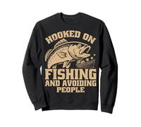 I'm Hooked on Fishing Fisherman Fish Hunter Sweatshirt