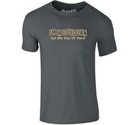 I'm in Lockdown Get Me Out of Here, Adults T-Shirt Grey Manches Courtes(3X-Large)