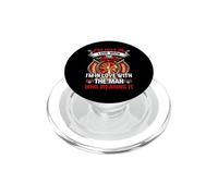 I'm in Love with The Man Who Wearing It Firefighter Fireman PopSockets PopGrip pour MagSafe
