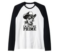 I'm in My Prime, Funny Dog Cowboy, Chihuahua Meme Citation Manche Raglan