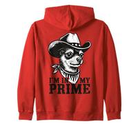 I'm in My Prime, Funny Dog Cowboy, Chihuahua Meme Citation Sweat à Capuche