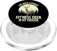 I'm Into Fitness Fit'ness Deer in My Freezer - Amoureux de la Chasse PopSockets PopGrip pour MagSafe
