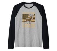 I'm Into Fitness Fit'ness Deer in My Freezer Chasse Cerf Manche Raglan