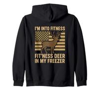 I'm Into Fitness Fit'ness Deer in My Freezer Chasse Cerf Sweat à Capuche