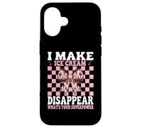 I'm Into Fitness Fitness Ice Cream in My Mouth Cône Fille Coque pour iPhone 16