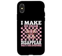 I'm Into Fitness Fitness Ice Cream in My Mouth Cône Fille Coque pour iPhone X/XS