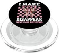I'm Into Fitness Fitness Ice Cream in My Mouth Cône Fille PopSockets PopGrip pour MagSafe