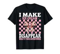 I'm Into Fitness Fitness Ice Cream in My Mouth Cône Fille T-Shirt