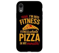 I'm Into Fitness Fit'ness Pizza entière dans ma Bouche Fast Food Coque pour iPhone XR