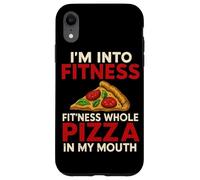 I'm Into Fitness Fit'ness Pizza entière dans ma Bouche Fast Food Coque pour iPhone XR
