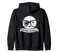 I'm Iris-Istible Cute Cartoon Eyeball Verre Optométrie Humour Sweat à Capuche