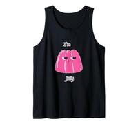 I'm Jelly Grumpy Pink Dessert Funny Pun Cartoon Blague Débardeur